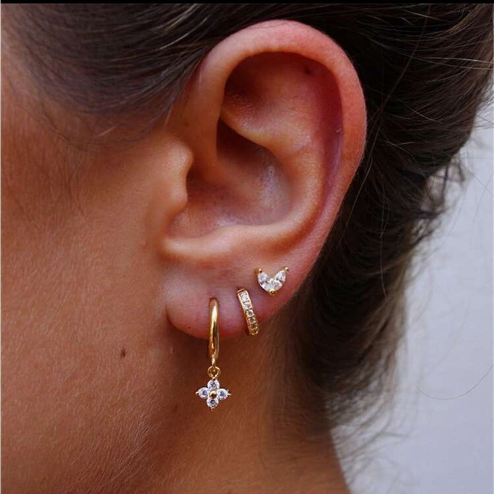 Flower earrings A1327